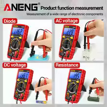 ANENG SZ303 Smart Digital Multimeter 1999 Count Professional AC/DC Voltage Current Electrical Data Retention High Precision Tool
